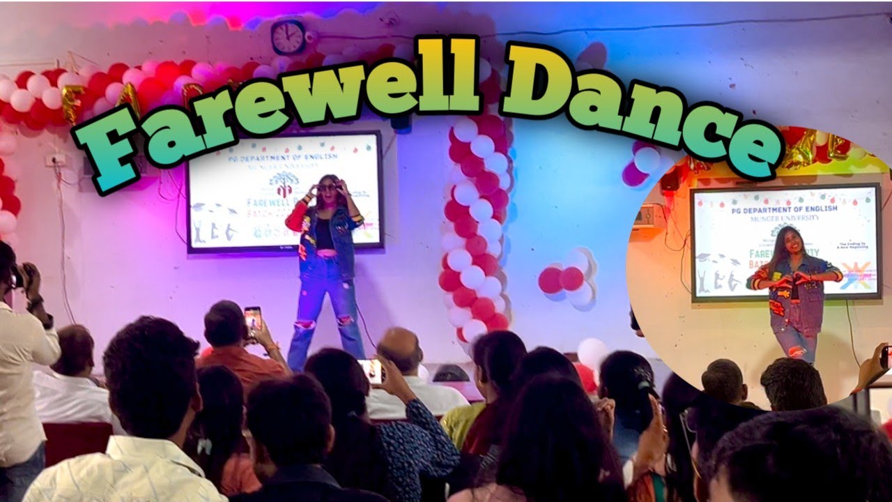 Farewell Party Dance | Collage Dance - YouTube