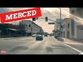 MERCED CALIFORNIA - DRIVING DOWNTOWN ( M street)