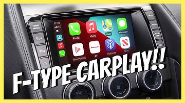 Carplay in an F Type Jag, i show You How!!
