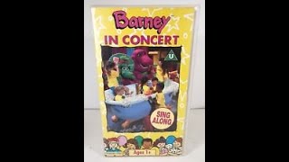 Barney in Concert (1994 UK VHS)