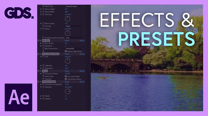 Effects & Presets in After Effects Ep18/48 [Adobe After Effects for Beginners]