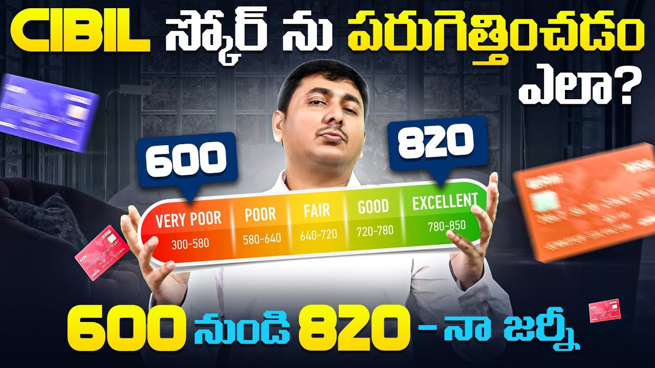 How To Improve CIBIL SCORE in Telugu | Cibil Score Telugu
