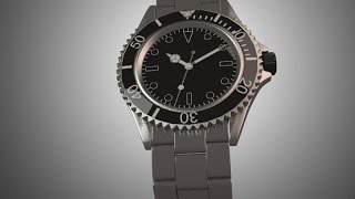 3DS Max timelapse - Rolex Submariner
