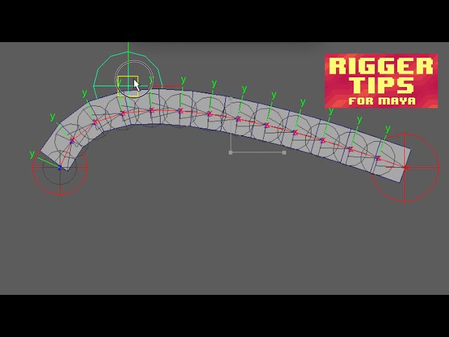 Rigger Tips for Maya #3. How to Create Stretchy IK Spline