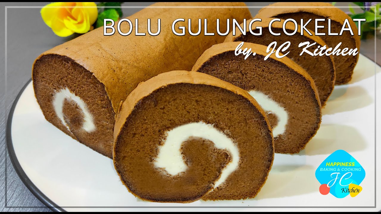 Resep Bolu Gulung Cokelat Super Lembut Ekonomis Dan