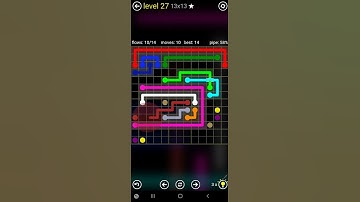 How To Solve Flow Free Bridges 13x13 Mania Pack Level 27 Board Walk Through Solution Walkthrough