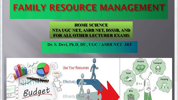 Family Resource management lect 8 UGC NET HOME SCIENCE