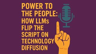 Famous Power to the People: How LLMs Flip the Script on Technology Diffusion Profile