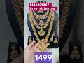 wholesale prices One gram gold jewellery