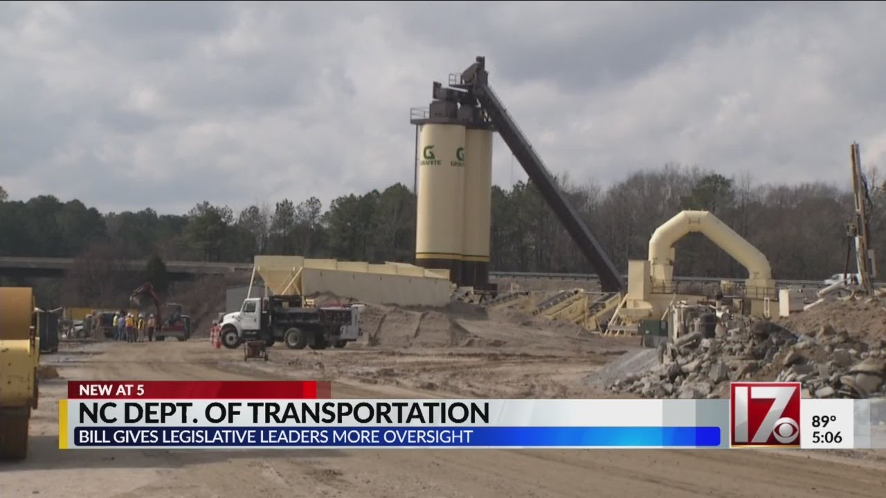 NC lawmakers to get more oversight of state transportation dept.