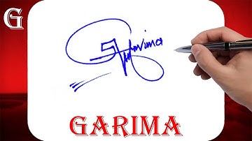 Garima Name Signature Style - G Signature Style - Signature Style of My Name Garima