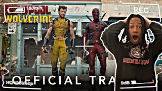 DEADPOOL & WOLVERINE OFFICIAL TRAILER REACTION!!!⚔‍♂