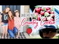 COUNTRY COOKING & HOMEMADE STRAWBERRY ICECREAM | WEEKEND VLOG | Cook Clean And Repeat