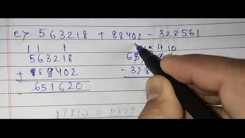 Class 4 part 8 Continuation of Chapter 3- Addition and Subtraction