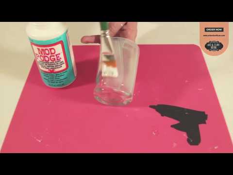 The Best Glue For Fabric To Wood (Mod Podge vs. Elmer's Glue) 