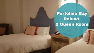 Lowes Portofino Bay Universal Orlando Resort Deluxe 2 Queen Room Tour