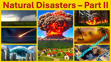 (Part 2) Top Natural Disasters Explained for Kids: Earthquake, Tsunami, Hurricane, Tornado & More!