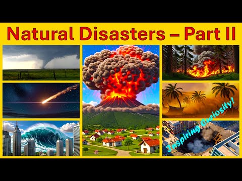 (Part 2) Top Natural Disasters Explained for Kids: Earthquake, Tsunami, Hurricane, Tornado & More!