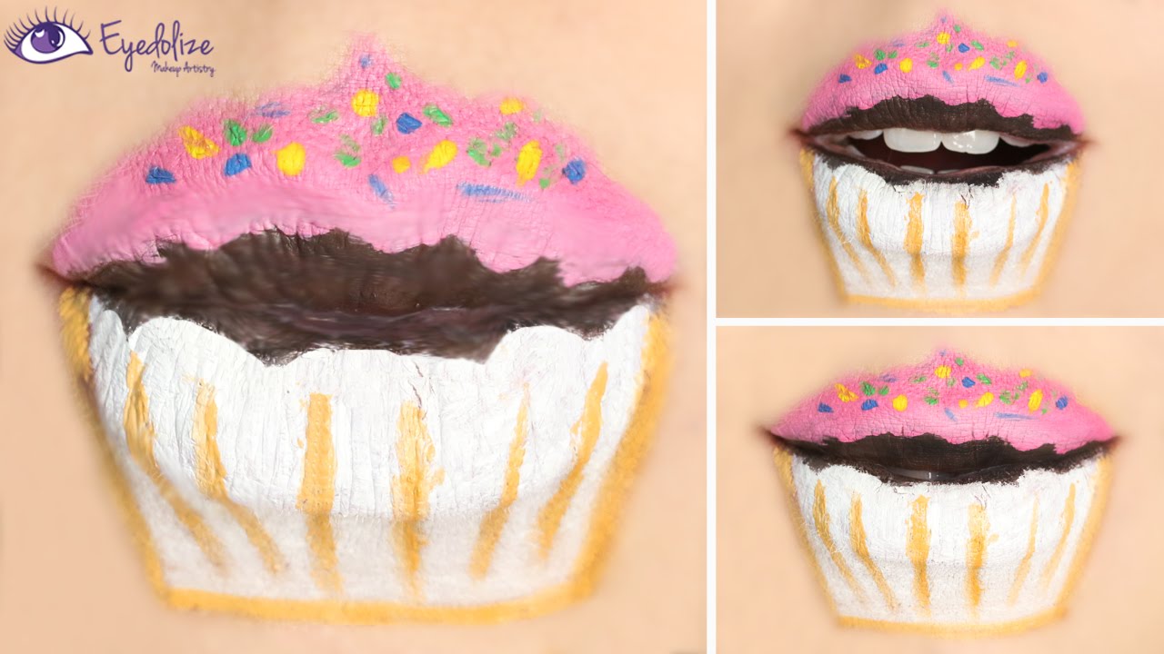 Cupcake Lipstick Tutorial by EyedolizeMakeup YouTube