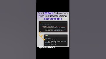 .NET Tip 🤩 - Boost EF Core Performance with Bulk UpdatesUsing ExecuteUpdate. #netcore #coding