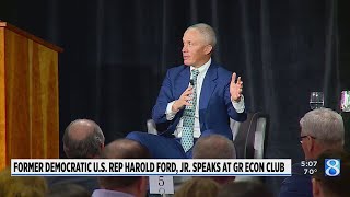 Celebrity Former U.S. Rep. Harold Ford Jr. speaks in GR Net Worth