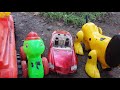 Cat Enjoying Park.....બિલાડી અને વાંદરાઓ સાથે ની રમવાની મજા