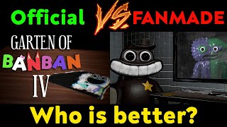 Garten Of Banban 4 - Official Vs Fanmade