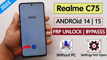 Realme C75 Frp Unlock/Bypass Google A/c Lock Without PC Fix - Share Option Not Open - Android 14/15