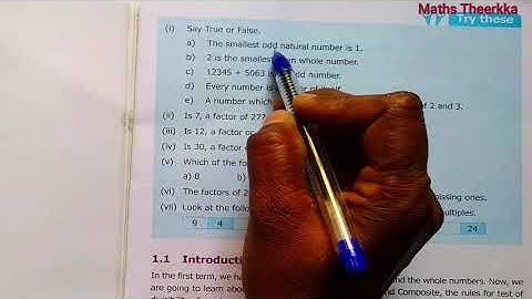 6th std maths term 2 | Chapter 1 Numbers | Try these question