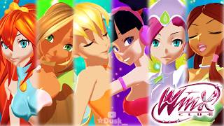 (Winx Club MMD) All Magic Winx Transformations