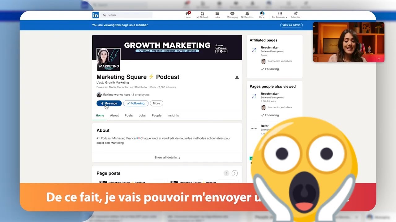 Aperçu exclusif de la nouvelle Messagerie LinkedIn 🇫🇷 pour les Pages Entreprise !