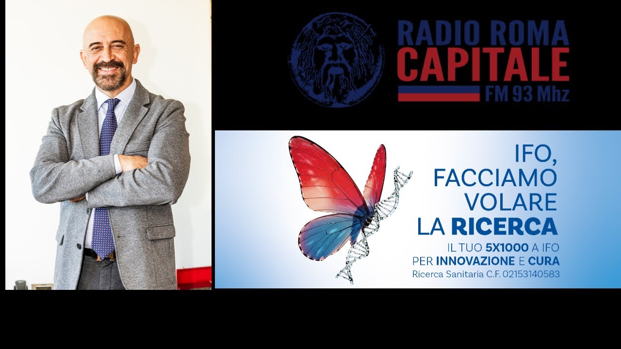 Il DG IFO Livio De Angelis a Radio Roma Capitale: Bollini rosa e psiconcologia