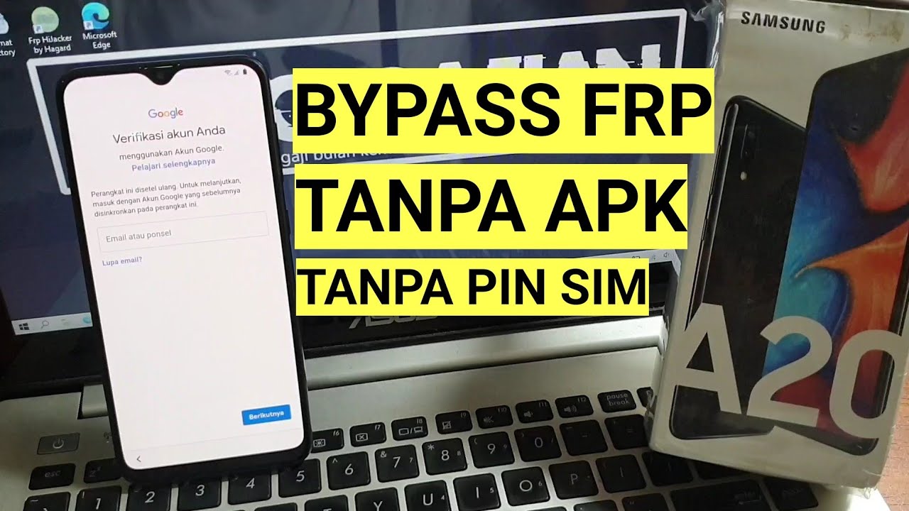 Android 10 Bypass Frp Galaxy A20 Lupa Akun Google Tanpa Pc, Tanpa Apk, Tanpa Login Google