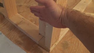 When you construct a new wall, there are some framing trick you need to know, especially when framing a wall corner. This video 