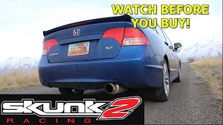 Skunk2 Megapower RR Exhaust for 8th Gen Civic Si (WATCH BEFORE YOU BUY!)