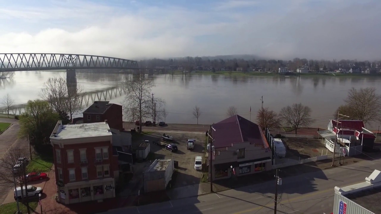 Morning Drone Flight Marietta, Ohio