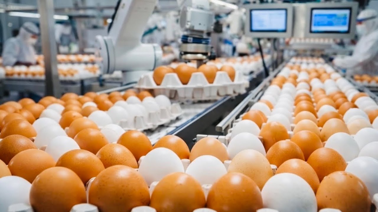 Inside a Modern Chicken Mega Factory: From Egg Incubation to Broiler Farming (AI Generated)