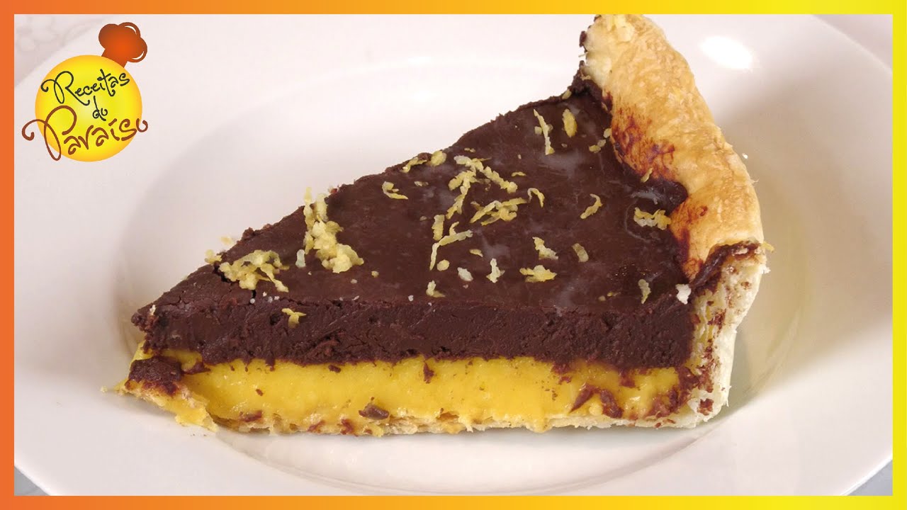 TARTE DE CHOCOLATE E LIMÃO (sabor irresistível) | 🍎  Receitas do Paraíso