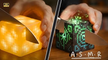 1 Hour of Satisfying AI ASMR Slicing Minecraft Blocks | non-duplicated Compilation for Relaxation