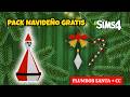 🎅🎁 ESPECIAL DE NAVIDAD | Speed Design CC Navideño + Sorpresas en Camino | Estudio Sims Legacy