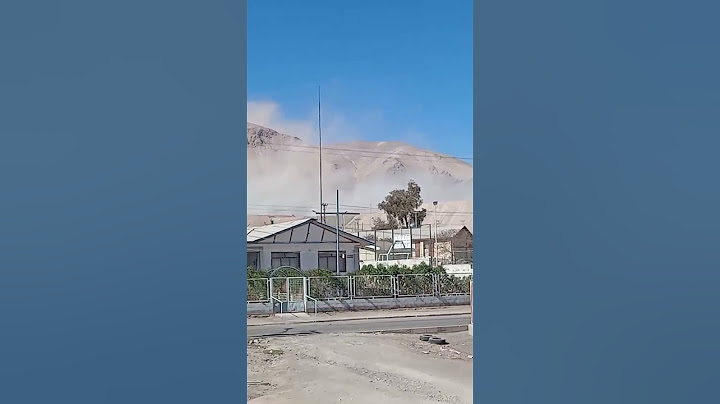 Registros de fuerte sismo en la zona norte de Chile