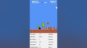 Genetic Algorithm Learns How To Play Super Mario Bros!