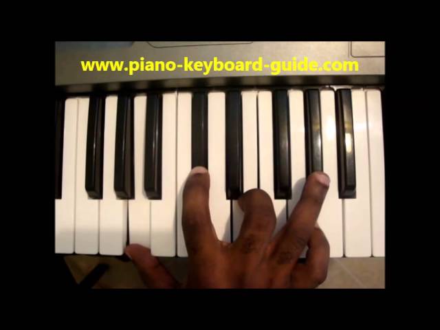 Amaj7 Piano Chord