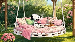 Chill Jazz with Snoopy 🌸 Uplifting Jazz for Brighten your Mood