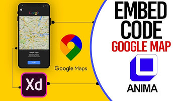How To Embed Google Maps With Anima Adobe XD Plugin | Design Weekly