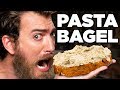 Spaghetti And Meatball Bagel Taste Test