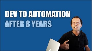 #AskRaghav | Dev to Automation after 8 years