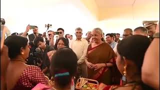 Self Help Groups From Sonamura Sings Saare Jahaan Se Accha For Fm Nirmala Sitharaman