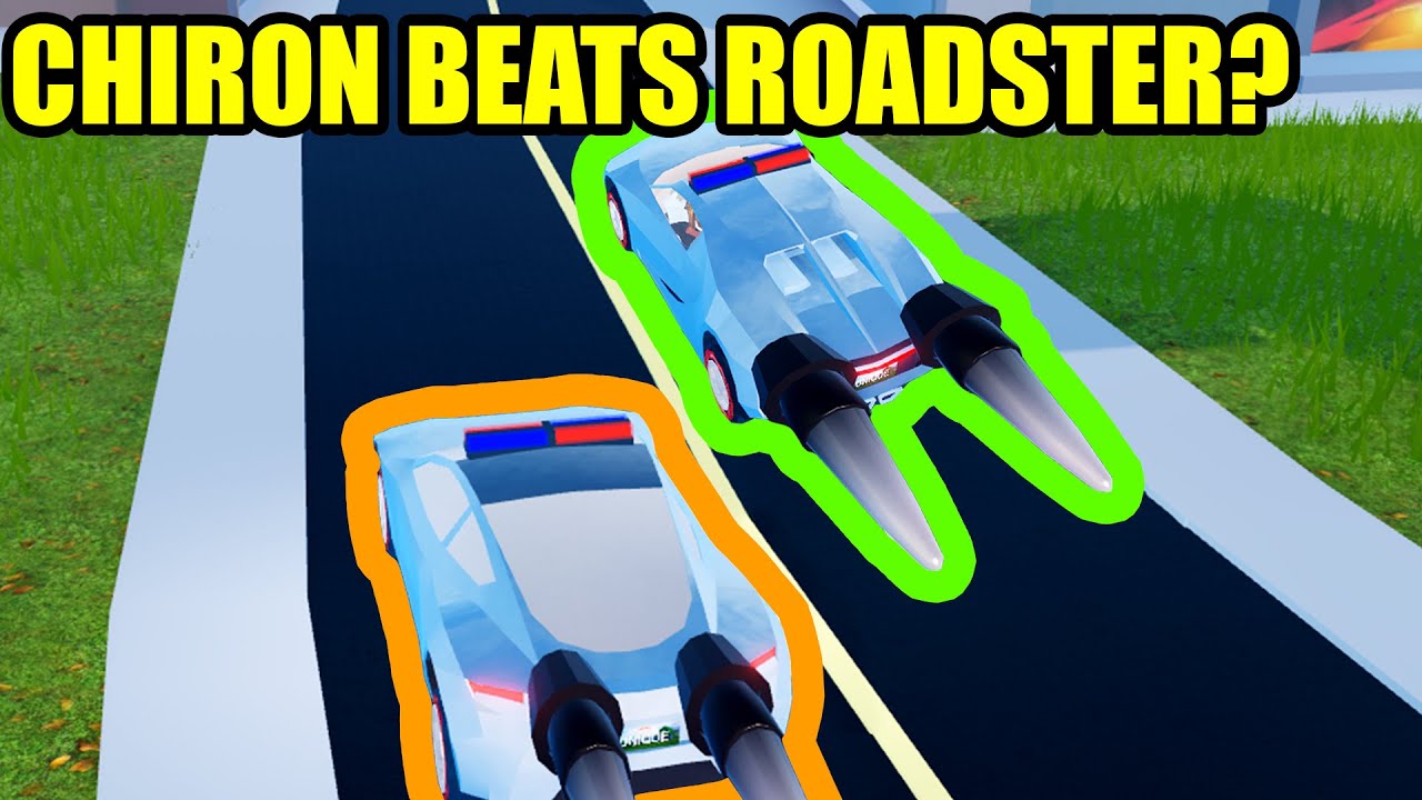 Is the BUFFED CHIRON FASTER than ROADSTER? | Roblox Jailbreak Is the BUFFED CHIRON FASTER than ROADSTER? | Roblox Jailbreak