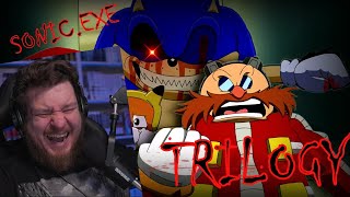 Реакция на SONIC.EXE TRILOGY - ВСЕ СЕРИИ НА РУССКОМ